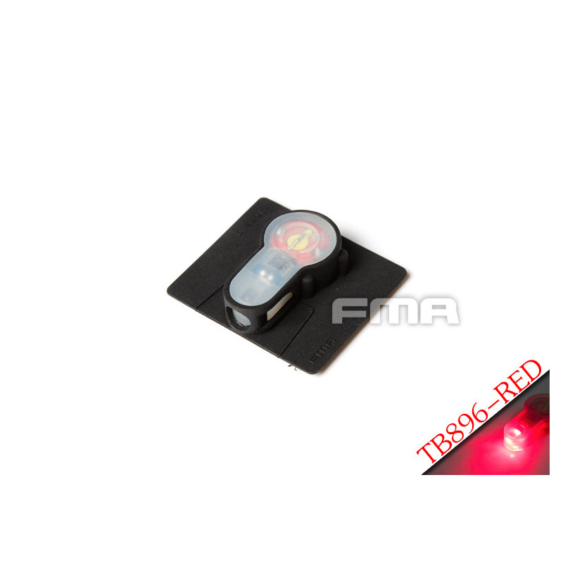 FMA VELCRO System Strobe Light, Black Case - Red FMA VELCRO System Strobe Light, Black Case - Red