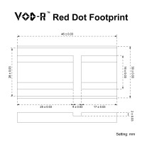 Vector Optics VOD™ / FRENZY Plus RIS RISER Mount - Black