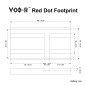 VO VOD™ / FRENZY Plus RIS RISER Mount - Black