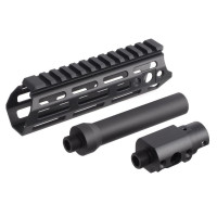 Action Army CNC M-LOK markolat-készlet csővel az AAP-01-hez – fekete