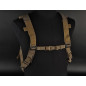 WST MOLLE Tactical FLAT Backpack – MC Black