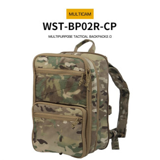 WoSporT MOLLE Tactical FLAT Backpack 2.0 – Multicam | ANAREUS