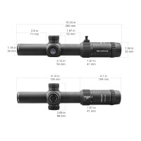 Vector Optics FORESTER 1-5x24 SFP Gen2 LPVO távcső – barna