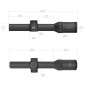 VO CONTINENTAL 1-8×24i ED Fiber LPVO távcső – fekete