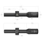 VO CONTINENTAL 1-6 x 24i Fiber LPVO távcső – fekete VO CONTINENTAL 1-6 x 24i Fiber LPVO távcső – fekete