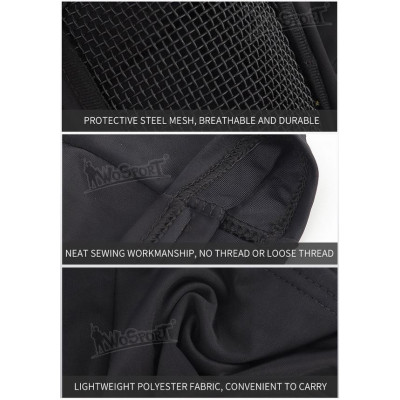 Árnyékos balaclava acél félarcmaszkkal (TAN)