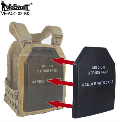 WST könnyű taktikai mellény – ballisztikus SAPI-páncéllemez-utánzat – műanyag