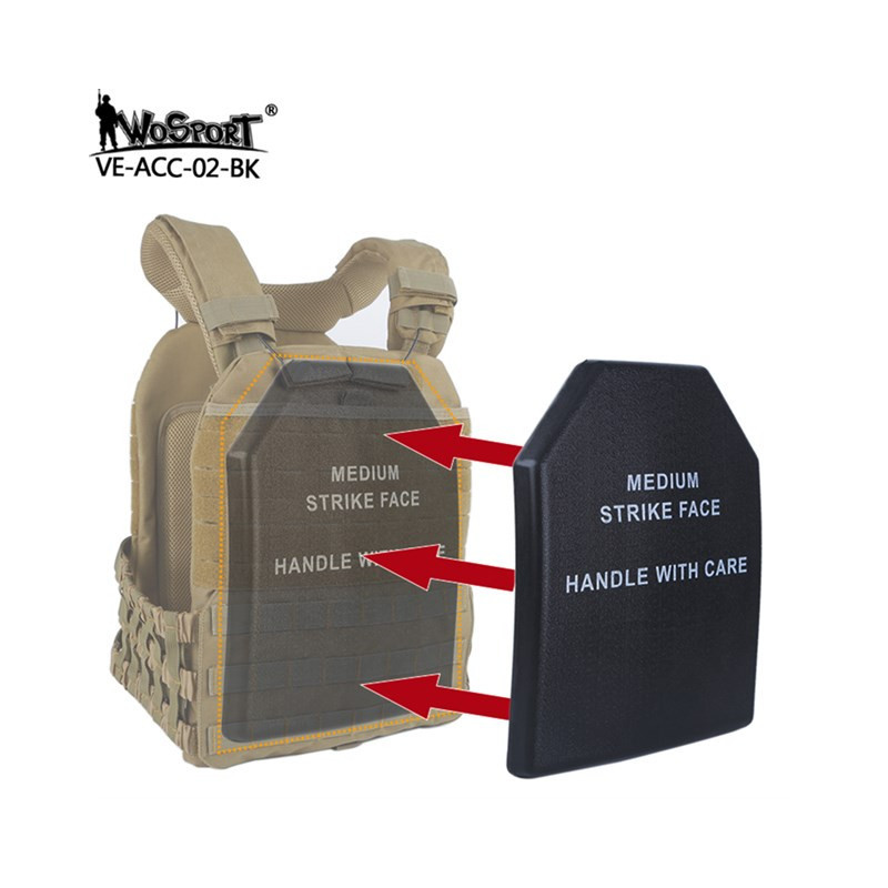 WST Light Tactical Vest Dummy Ballistic SAPI Plate - plastic WST Light Tactical Vest Dummy Ballistic SAPI Plate - plastic