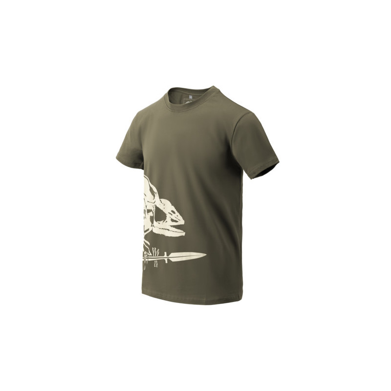 HELIKON T-Shirt Full Body Skeleton - Green