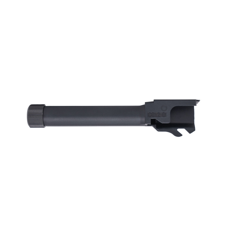 ASG CZ P-10C GBB menetes fém külső cső, 14 mm-es balmenetes – fekete