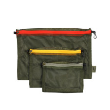 Tasmanian Tiger MESH POCKET SET - Green