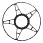 VictOptics Parallax Adjustment Wheel for S4-Series - Black