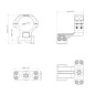 VO 30mm CANTILEVER Mounting Rings, Medium - Black VO 30mm CANTILEVER Mounting Rings, Medium - Black