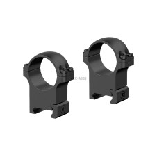 Vector Optics 30mm Steel Mounting Rings, Medium - Black