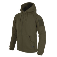 HELIKON Urban Tactical Hoodie Lite (FullZip)® – Zöld