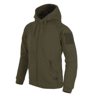 HELIKON Urban Tactical Hoodie Lite (FullZip)® – Zöld