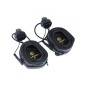 EARMOR M31 PLUS SET elektronikus hallásvédő, fejpántos / sisakra rögzíthető – zöld