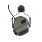 EARMOR M31H PLUS Electronic Hearing Protector, Helmet Mount - Coyote Brown