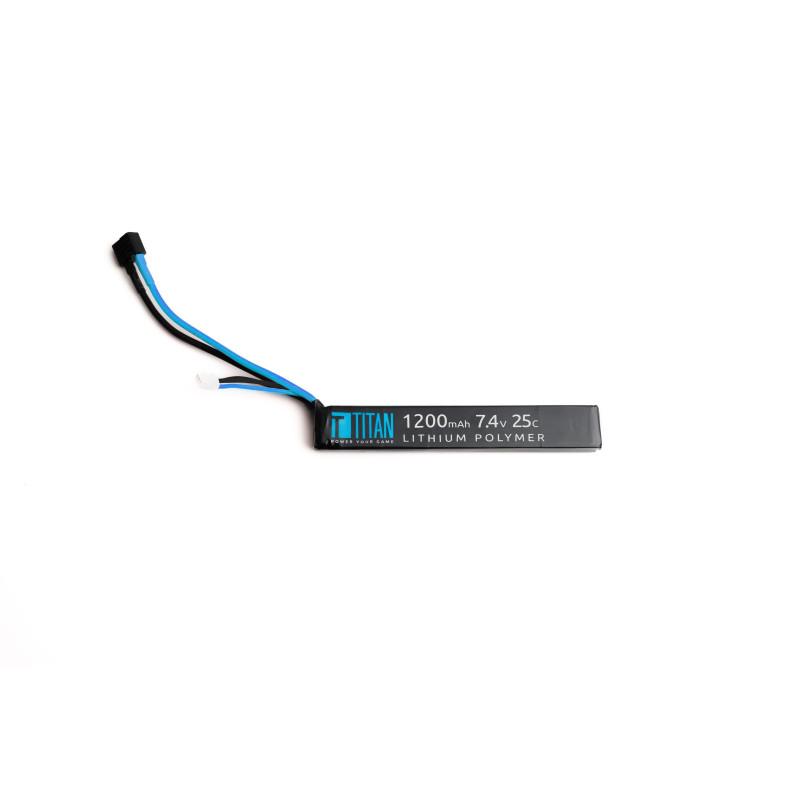 Li-Pol battery TITAN 7,4V 1200mAh, 25C - Stick (buffer)