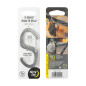 S-Biner® Hook 'N Hold™ karabiner, nagy méret – ezüst S-Biner® Hook 'N Hold™ karabiner, nagy méret – ezüst