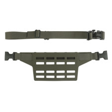 WoSporT Fanny Pack MOLLE Adapter Panel, Small (4 Rows) – Ranger Green