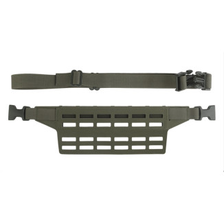 WoSporT Fanny Pack MOLLE Adapter Panel, Large (6 Rows) – Ranger Green