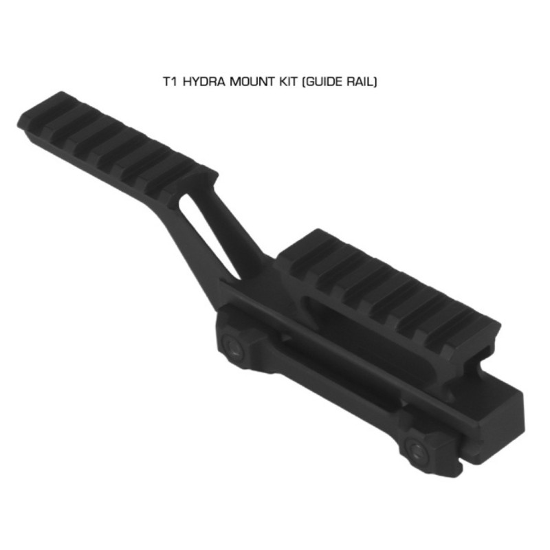 WST T1 HYDRA MOUNT, alacsony RIS / vezetősín – fekete