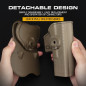 WST Belt Holster for G-series, Left Hand - Black WST Belt Holster for G-series, Left Hand - Black