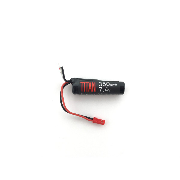 Li-Ion Battery TITAN 7,4V 350mAh, 16C, HPA System JST - Mini Stick