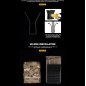 WST Kydex Insert for 7.62 Magazine Pouch, Medium - Black WST Kydex Insert for 7.62 Magazine Pouch, Medium - Black