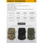 WST Scarab Tactical Molle Backplate - MC WST Scarab Tactical Molle Backplate - MC