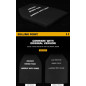 WST Foam Replica of SAPI Ballistic Inserts (2 pcs), Size M - Black WST Foam Replica of SAPI Ballistic Inserts (2 pcs), Size M - Black
