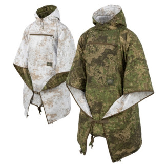 HELIKON Reversible Poncho SWAGMAN ROLL® - Pencott Wildwood / Pencott Snowdrift