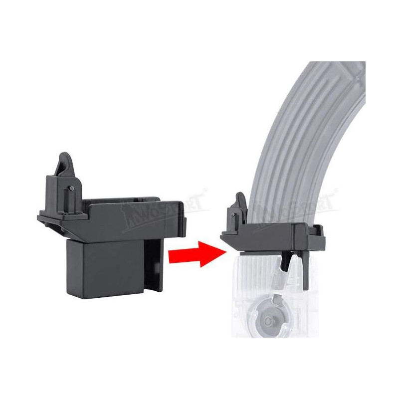 Lever Silence Speedloader AK Adapter - Black