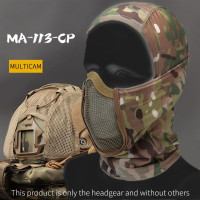 Árnyékos balaclava acél félarcmaszkkal – MC
