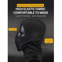 Árnyékos balaclava acél félarcmaszkkal – MC