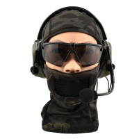 CYGNUS ARMORY teljes arcú harci balaclava, 2. generáció – MC Black