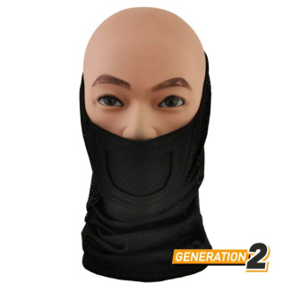 CYGNUS ARMORY Face Warrior nyakmelegítő Gen2 – Fekete