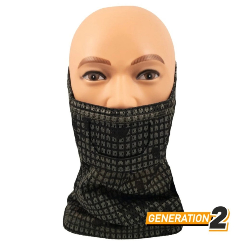 CYGNUS ARMORY Face Warrior nákrčník Gen2 - Desert Night Camo
