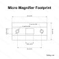 VO PARAGON 3x18 MICRO Prism Magnifier - Black VO PARAGON 3x18 MICRO Prism Magnifier - Black