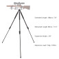VO Rifle Stand BBS V MOUNT háromlábú állvány – fekete