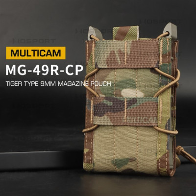 WoSporT TIGER M4 / AR15 (5,56) típusú tár MOLLE tok – Multicam
