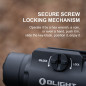 OLIGHT Valkyrie PL-3R pisztolyzseblámpa, 1500 lm – fekete