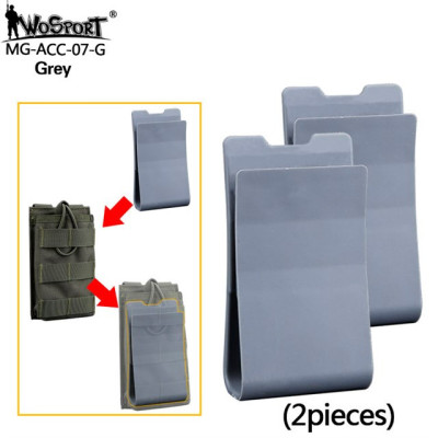 WoSporT M4 (5.56) Magazine Plastic Insert, 2 Pcs - Gray | ANAREUS