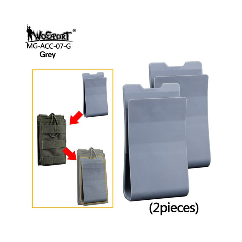 WST M4 (5.56) Magazine Plastic Insert, 2 Pcs - Gray