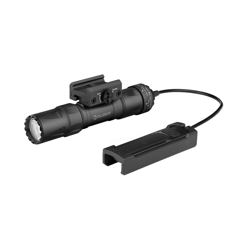 OLIGHT ODIN S 1500 lm puskás zseblámpa, RIS-tartóval – fekete
