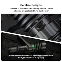 OLIGHT WARRIOR X 4 KIT zseblámpa 2600 lm – fekete
