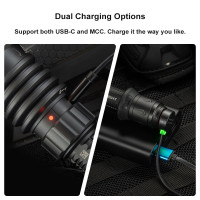 OLIGHT WARRIOR X 4 KIT zseblámpa 2600 lm – fekete