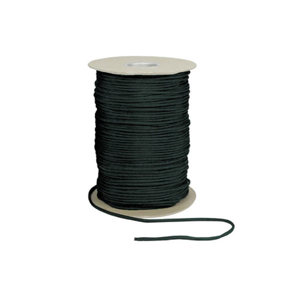 Nylon Paracord cord on reel 100 cm x 4 mm, Black