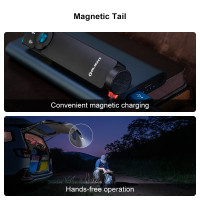 OLIGHT ARKFELD Pro UV 1300 lm zseblámpa, zöld lézer – fekete